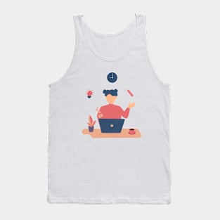 School woman Tank Top